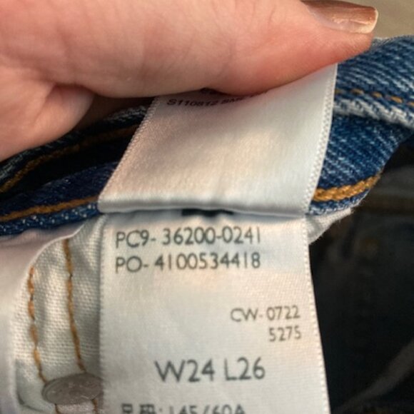 Vintage Selvedge Levi 501 Jeans 24/26 - Picture 3 of 8